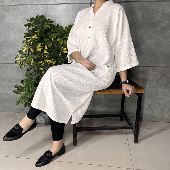 مانتو جلو بسته ایوا کد 304013 - Image 8