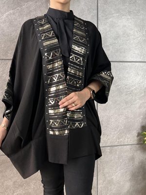 مانتو جلو باز شانتون پانچی نگار کد 00304048