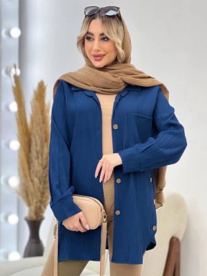 شومیز بغل دکمه آیوا