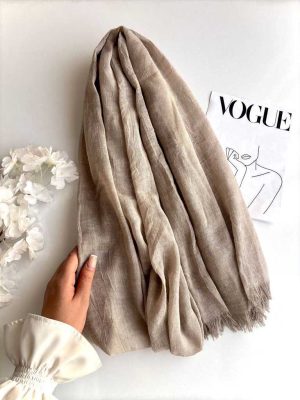 شال کژوال چهارطرف ریش کد 3105