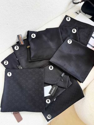 روسری مشکی ابریشم