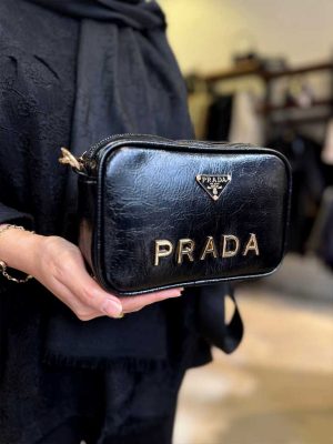 کیف رودوشی مشکی برند PRADA کد 2139
