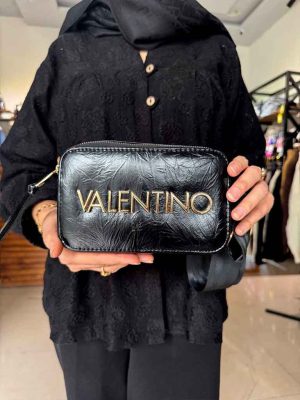 کیف رودوشی مشکی برند VALENTINO کد 2141