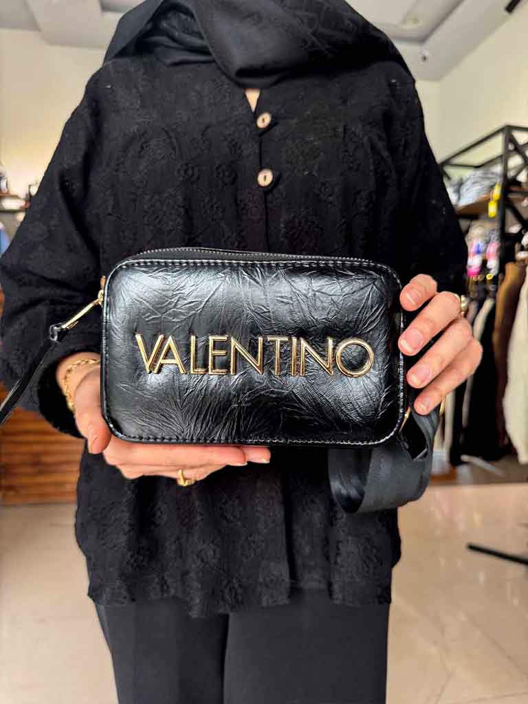 کیف رودوشی مشکی برند VALENTINO کد 2141 - Image 2