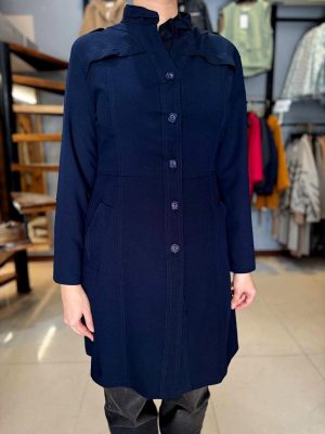 مانتو تنسل زنانه یقه ایستاده