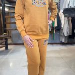ست سویشرت و شلوار زنانه طرح NYC اسپرت