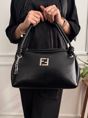 کیف دسته گره‌ای کریستین مشکی