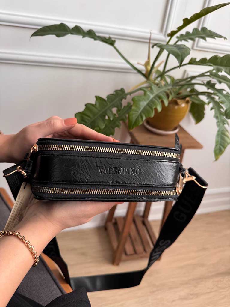 کیف رودوشی مشکی برند VALENTINO کد 2141 - Image 5