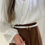 استفاده خلاقانه از کمربند در استایل زنانه