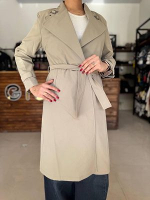بارانی پشت دکمه زنانه