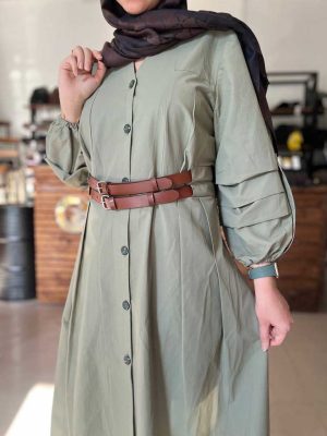 ترنچ‌بارونی کتان زارا دو کمربندی