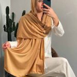 شال ساده مجلسی