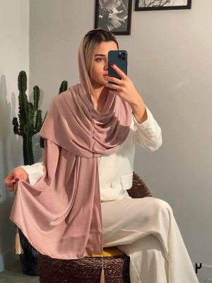 شال ساده مجلسی کد 3155