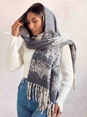 شال موهر حوله ای