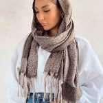 شال موهر حوله‌ای 