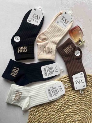 جوراب ساق‌دار miu miu