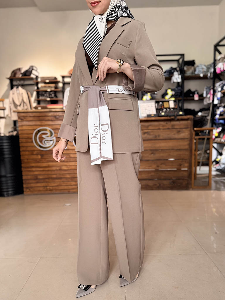 کت و شلوار مازراتی دیور کمربنددار - Image 7