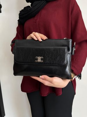 کیف پاسپورتی جادار دو خانه زنانه سلین Celine