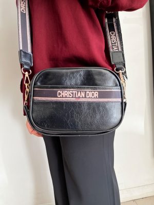 کیف پاسپورتی دوشی دو زیپ کریستین دیور Dior