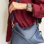 کیف دوشی نرم و سبک سورمه ای اسپرت دخترانه