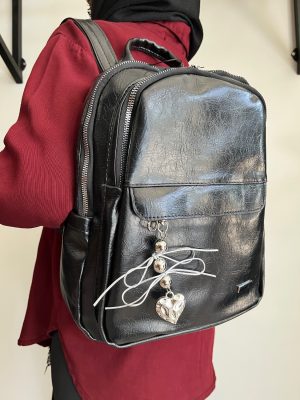 کوله اسپرت چرمی همراه جاکلیدی چنل CHANEL