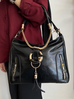کیف زنانه لوکس مجلسی چرمی گوچی