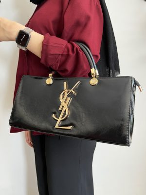 کیف زنانه قایقی مجلسی YSL
