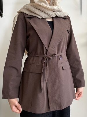 کت لینن اسپرت دخترانه تابستانی