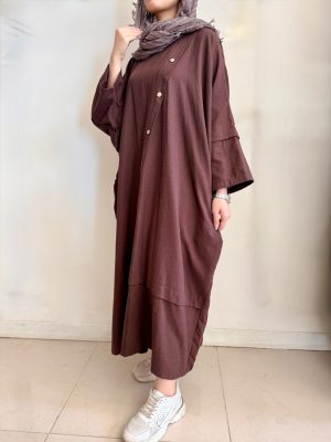 مانتو کفتانی جلوبسته مینیمال تابستانی زنانه