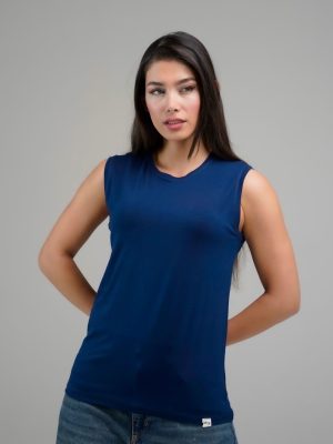 تاپ زنانه قواره بزرگ حلقه آستین ویسکوز تابستانی